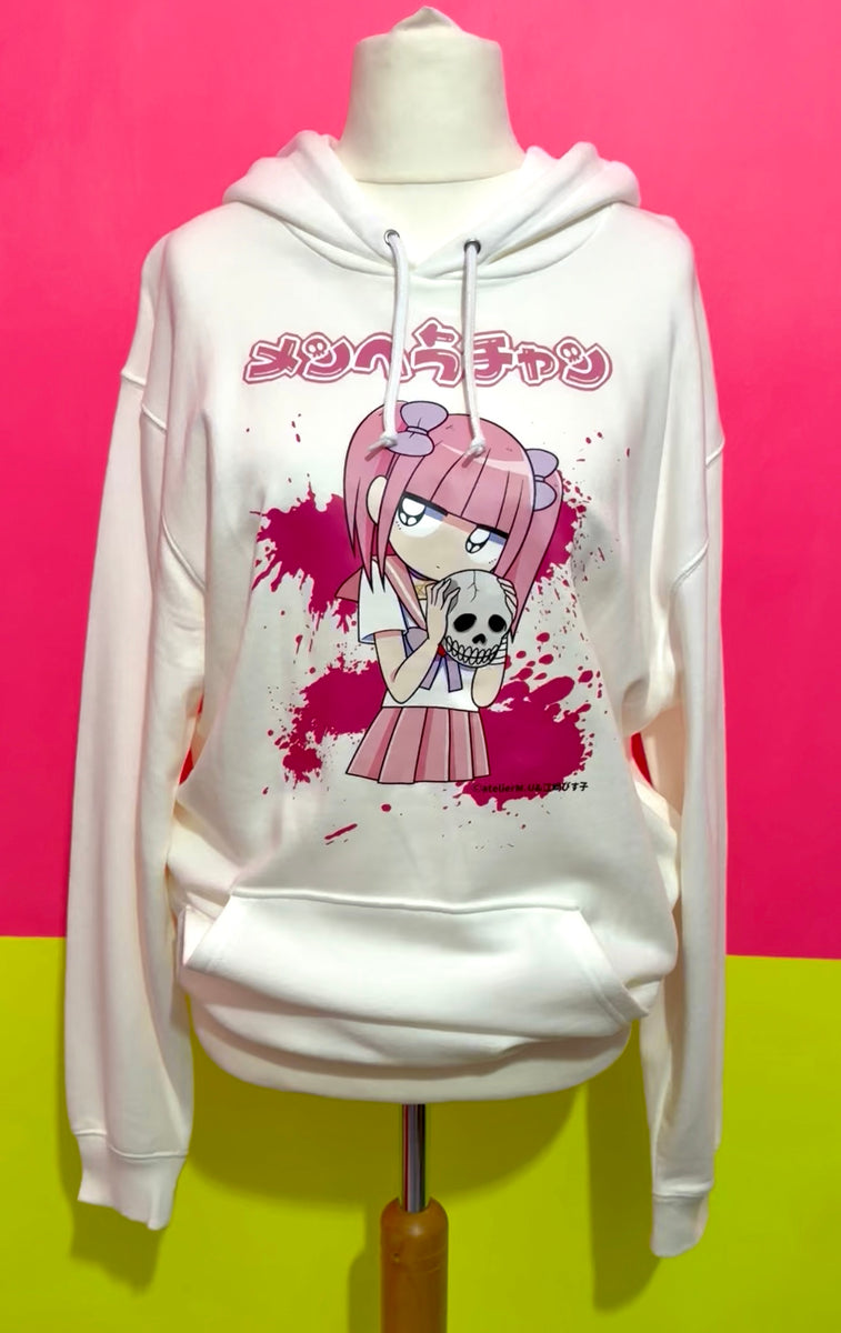 Menhera Chan & Yamikososeigi skull hoodie – Grumpy Bunny