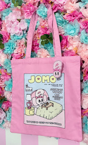 Esther Bunny pink tote bag