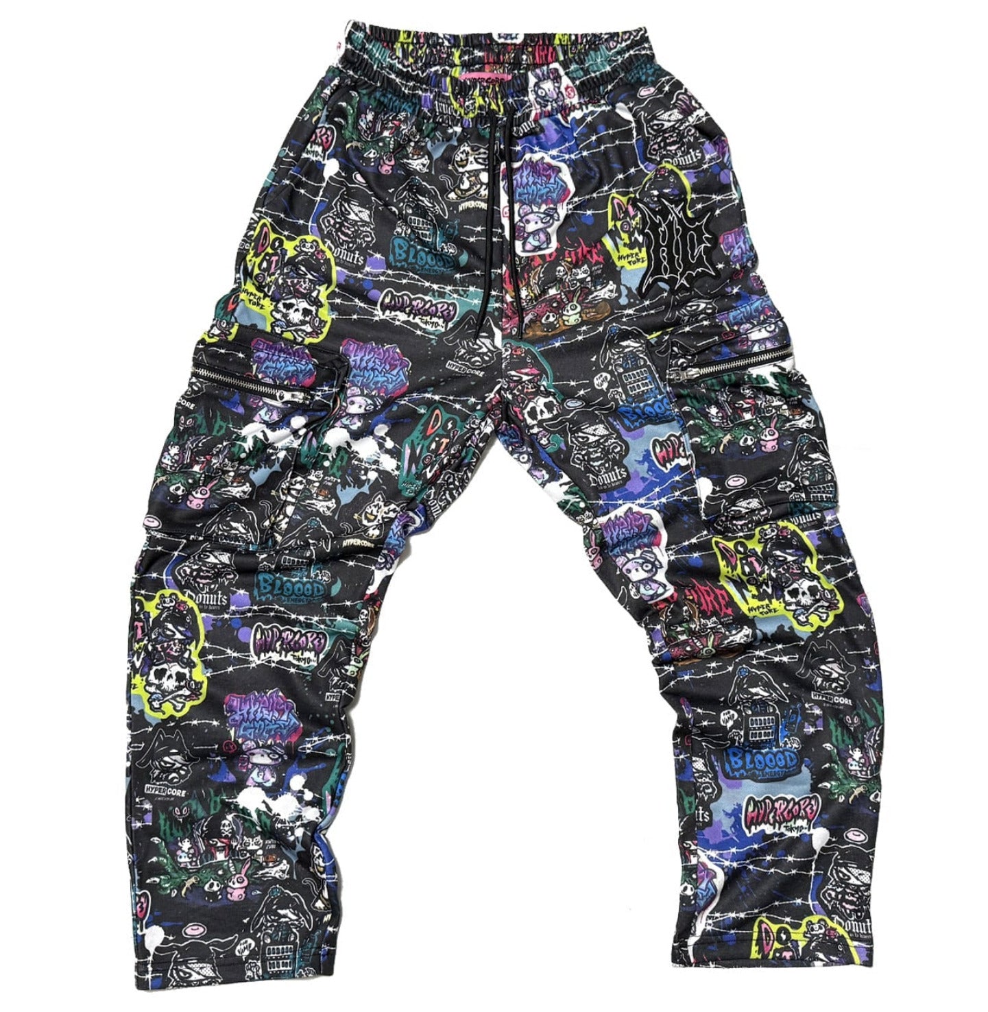Hypercore sticker trousers – Grumpy Bunny