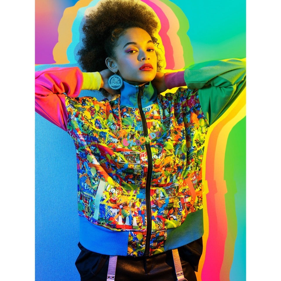 6% Dokidoki "Primal Pop" pastel track jacket ~ LAST ONE!