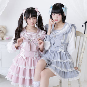 Dear My Love heart bijou lace up skirt – Grumpy Bunny