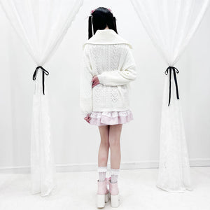 Dear My Love "Sailor Collar Frill" cardigan