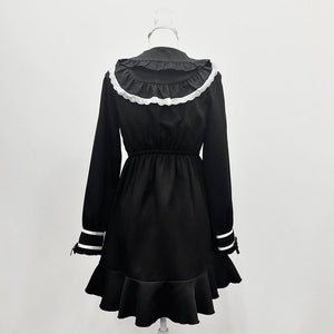 Dear My Love Whip "Yoke Frill Flare" dress