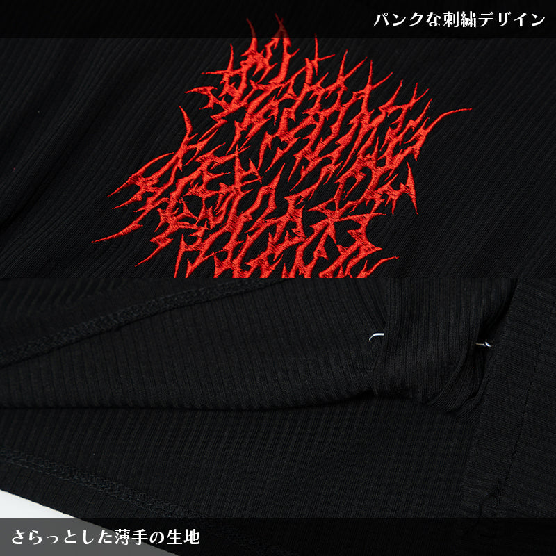 ACDC RAG & Gloomy Bear dark sleeveless top