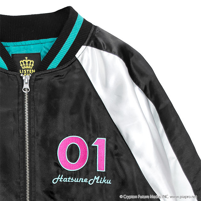 Listen Flavor x Hatsune Miku satin jacket