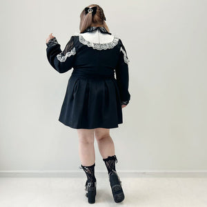 Dear My Love Whip "Sleeve Lace Yoke Frill" dress