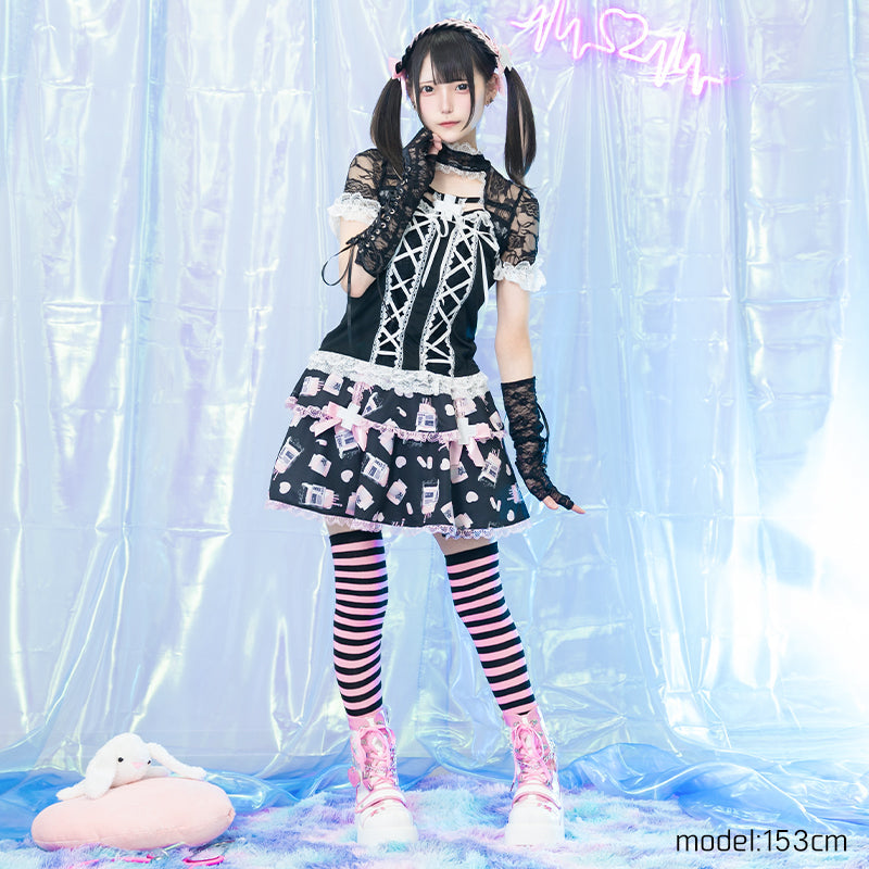 ACDC RAG "Healing Heart" yami kawaii skirt