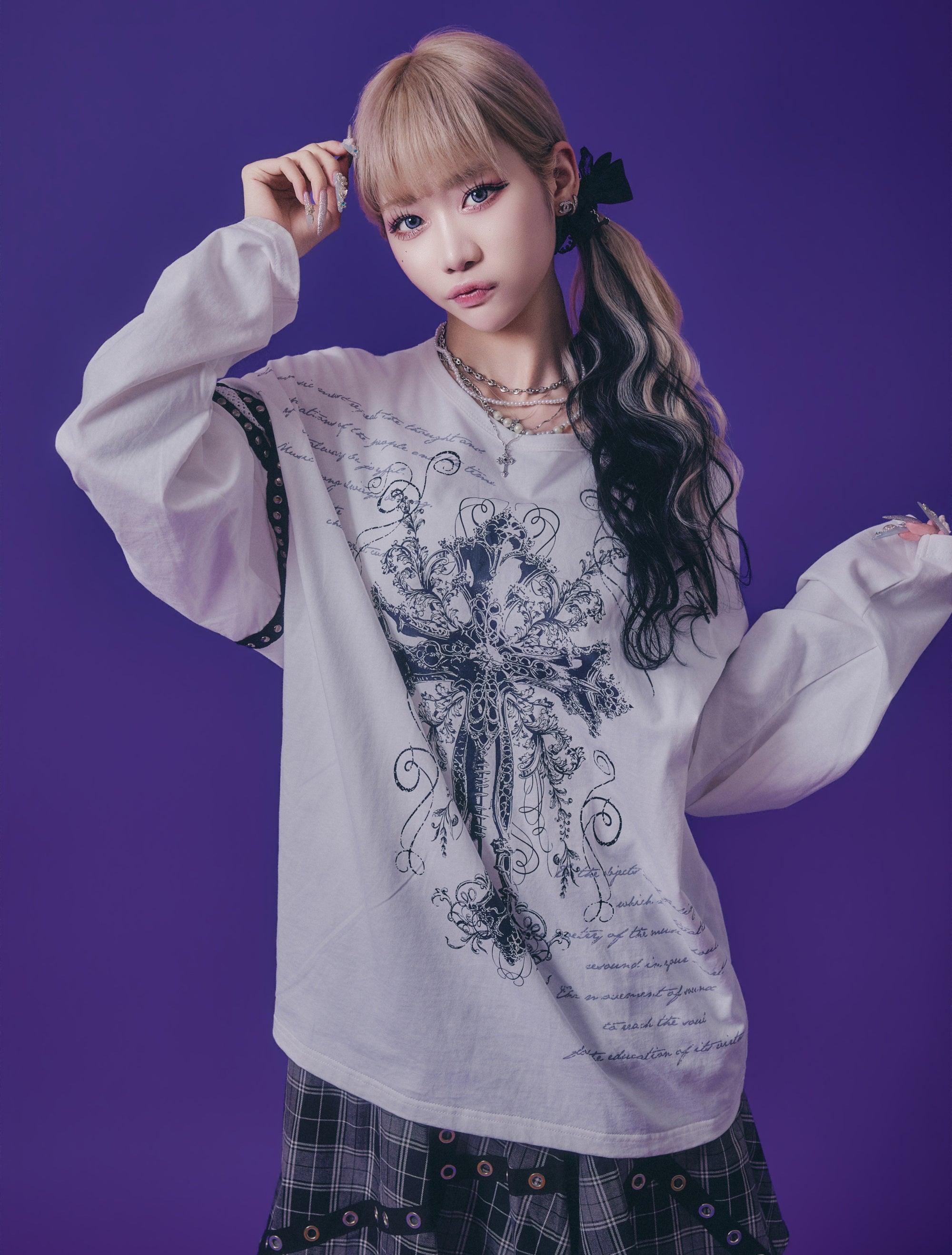 Psycho Nation cross shoulder mesh t-shirt – Grumpy Bunny