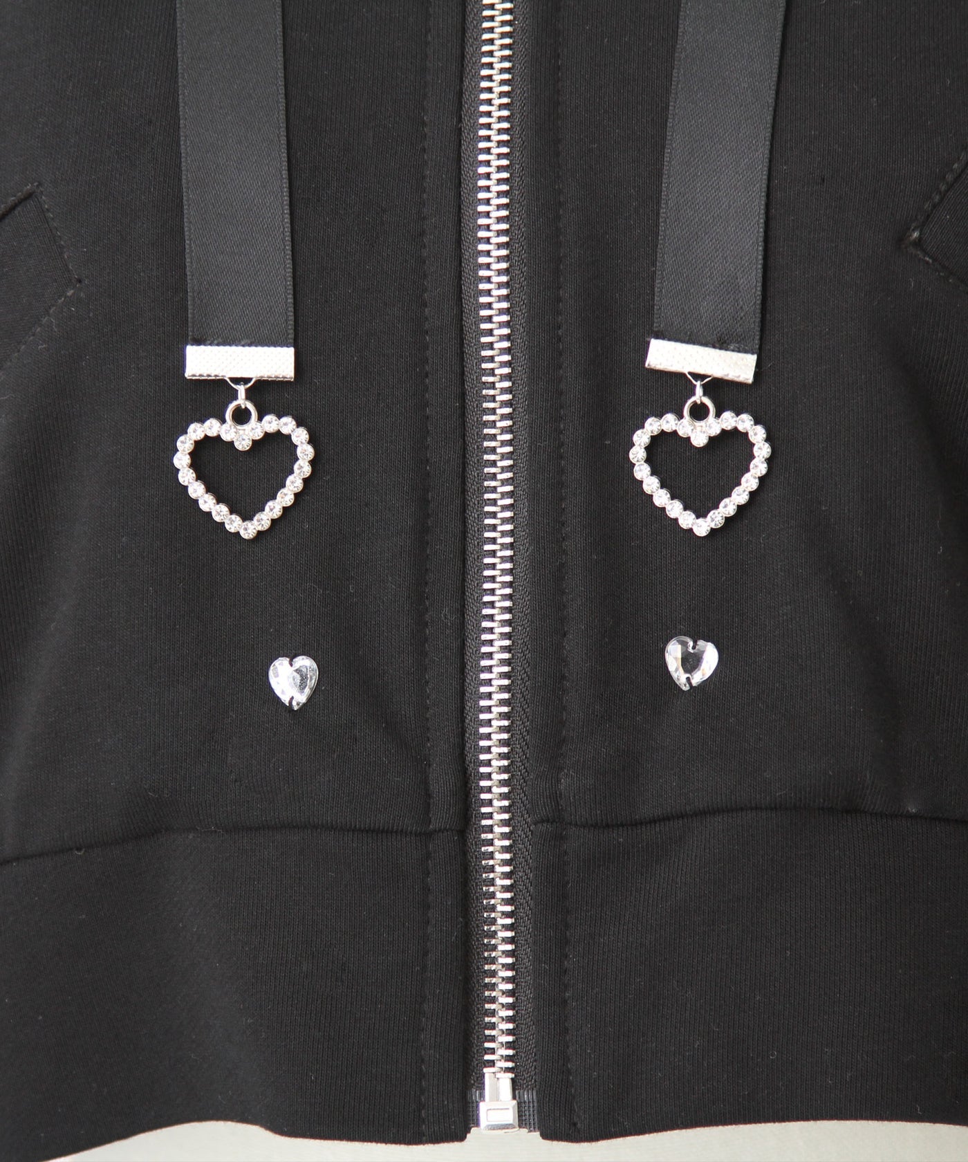 Dear My Love heart dot short hoodie