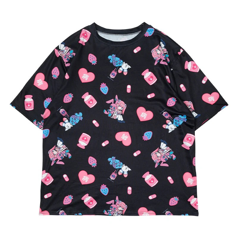 ACDC RAG x Menhera Chan t-shirt – Grumpy Bunny
