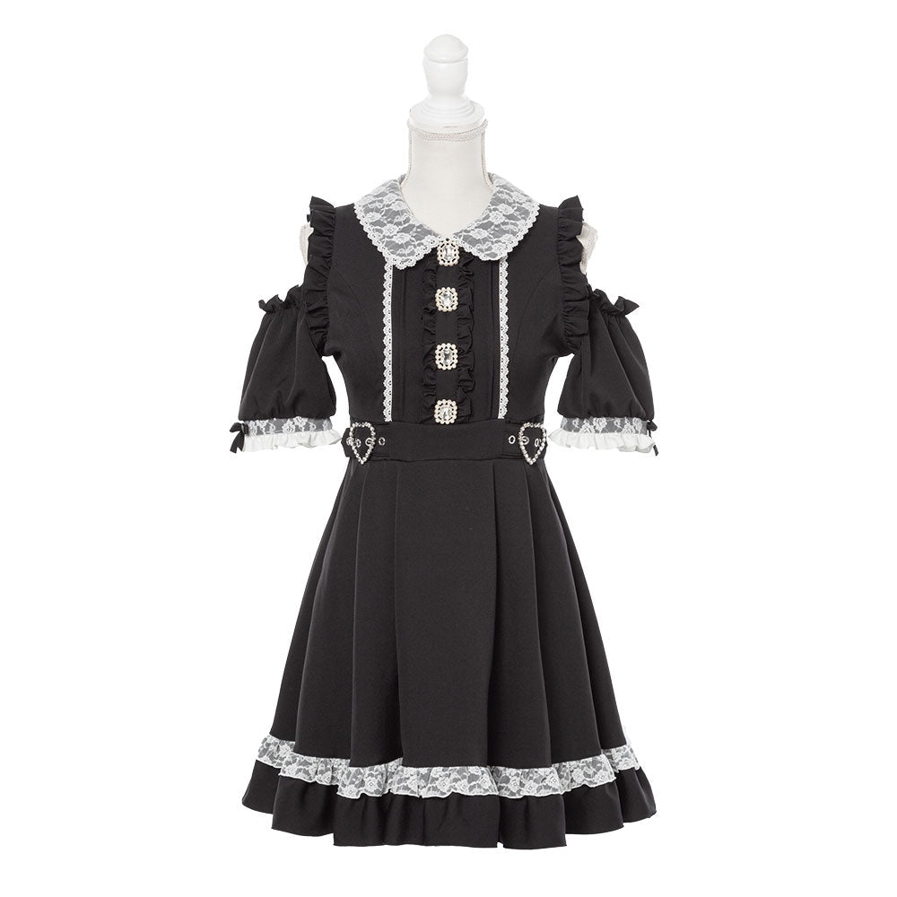 Dear My Love Whip "Kirakira Bijou lace frill" dress