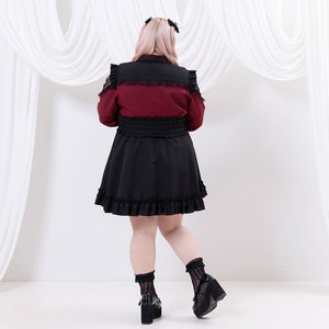 Dear My Love Whip "Heart Bijou Ribbon Frill" skirt