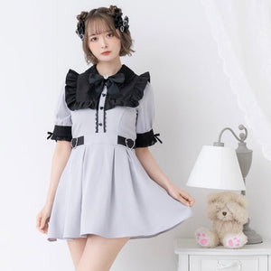 Dear My Love "Lace Layered Heart Buckle" dress