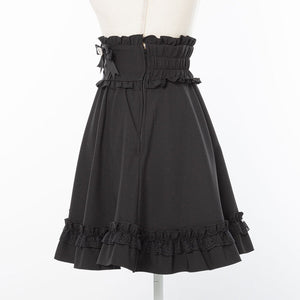 Dear My Love Whip "Heart Bijou Ribbon Frill" skirt