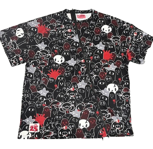 Ghost Girl Goods & Gloomy Bear collab "Ghostown" zip tee