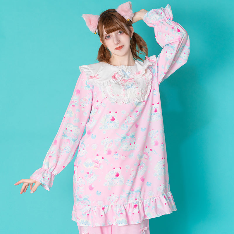 ACDC RAG "Whip Cat" pink dress