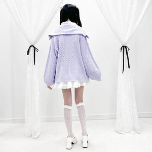 Dear My Love "Sailor Collar Frill" cardigan