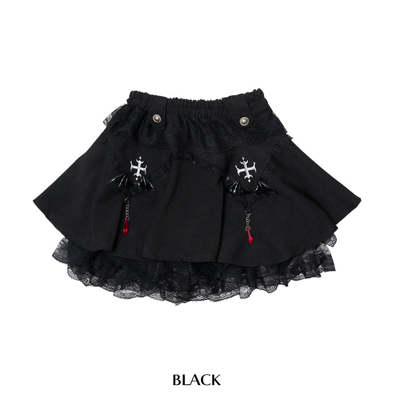 ACDC RAG "Vampire School" black skirt