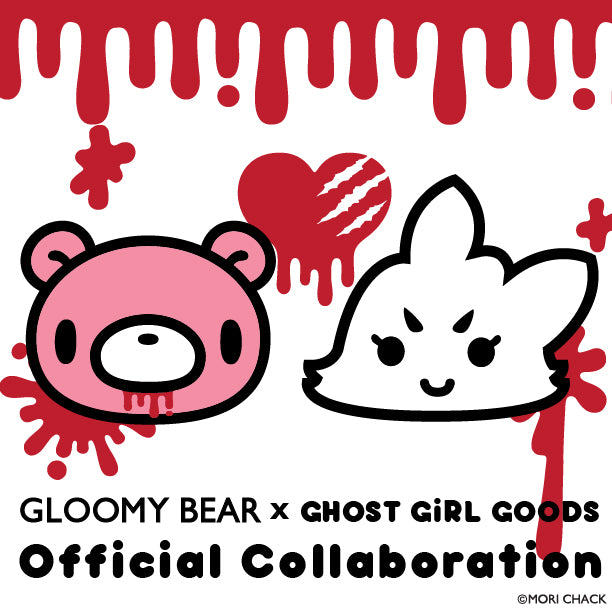 Ghost Girl Goods & Gloomy Bear collab "Ghostown" zip tee