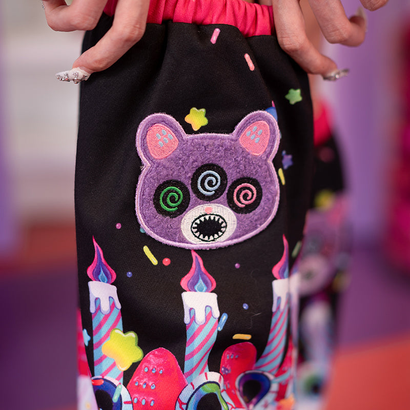 ACDC RAG Mad B-Day black leg warmers