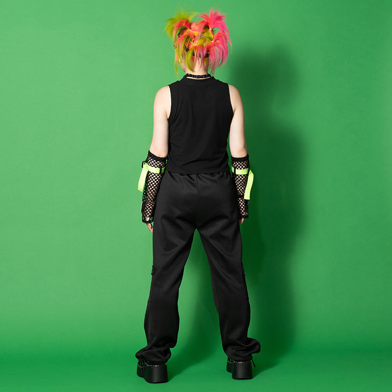 ACDC RAG & Gloomy Bear vivid sleeveless top