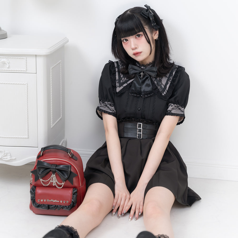 Dear My Love sailor collar blouse