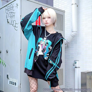 Listen Flavor x Hatsune Miku V2 hoodie