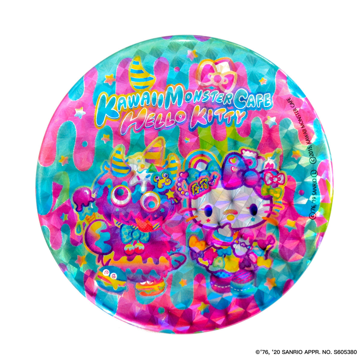 Kawaii Monster Cafe & Hello Kitty & Choppy badges