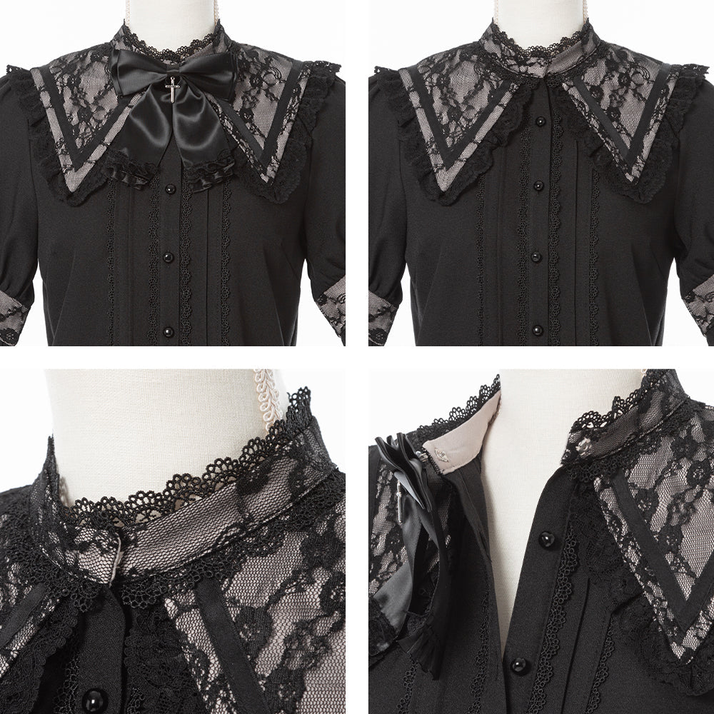 Dear My Love sailor collar blouse