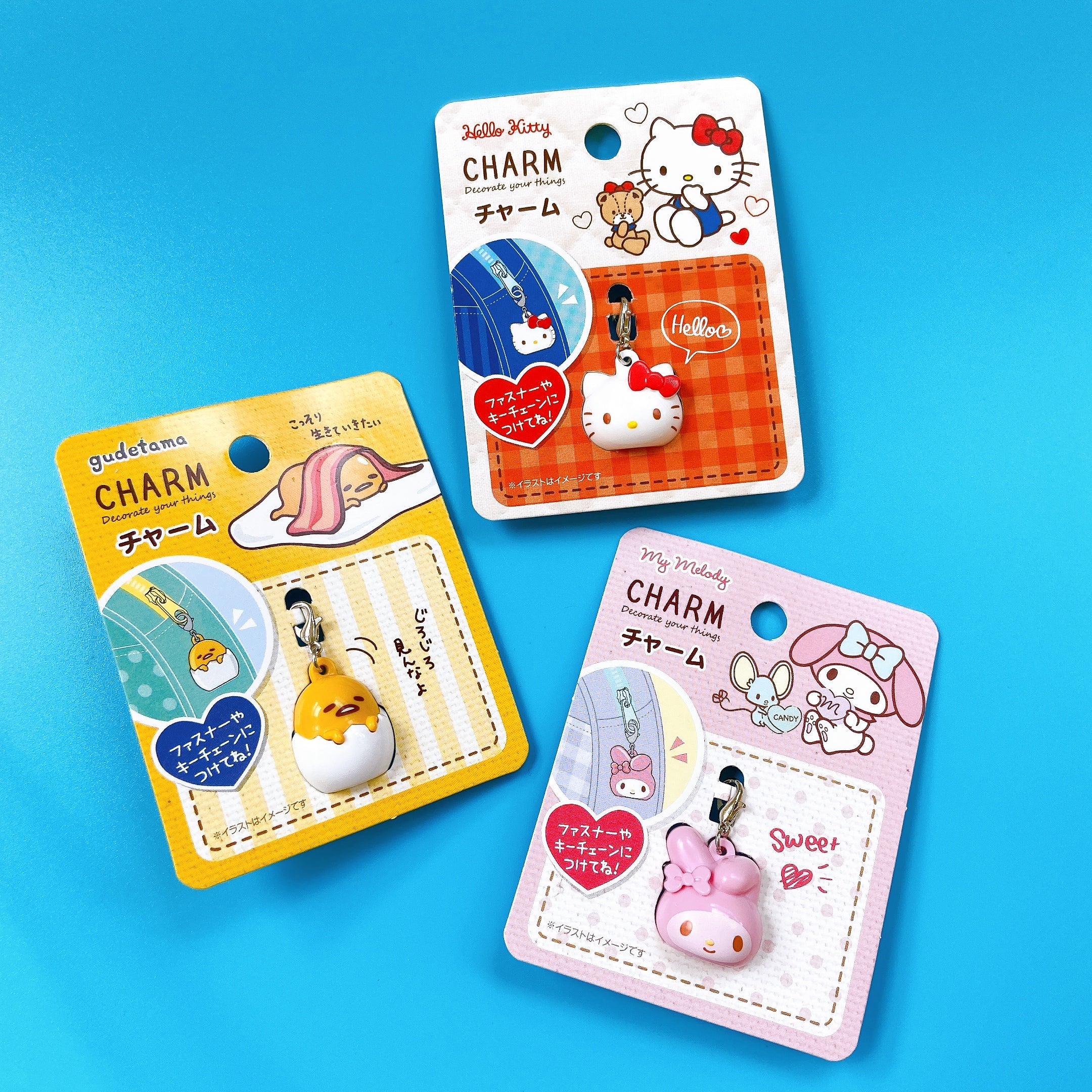 Sanrio Gudetama zipper charm ~ LAST ONE!