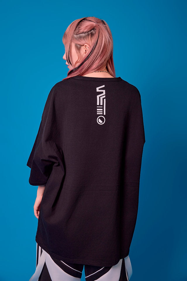 Psycho Nation x Rene "Cyberpunk" black t-shirt ~ LAST ONE!