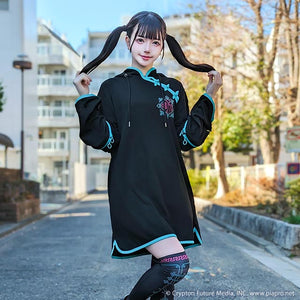 Listen Flavor x Hatsune Miku hoodie dress