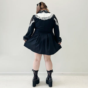 Dear My Love Whip "Sleeve Lace Yoke Frill" dress