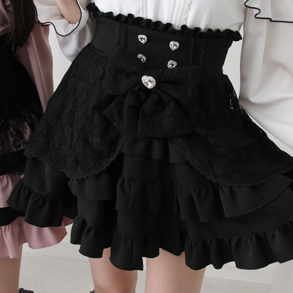 Dear My Love frilly lace ribbon skirt
