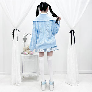 Dear My Love "Sailor Collar Frill" cardigan