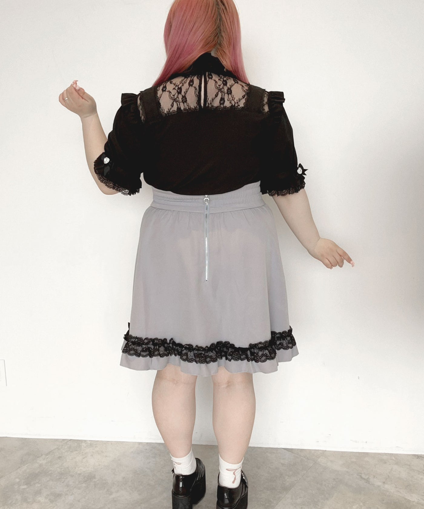 Dear My Love Whip heart belt bijou blouse