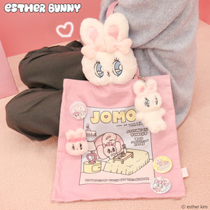 Esther Bunny pink tote bag