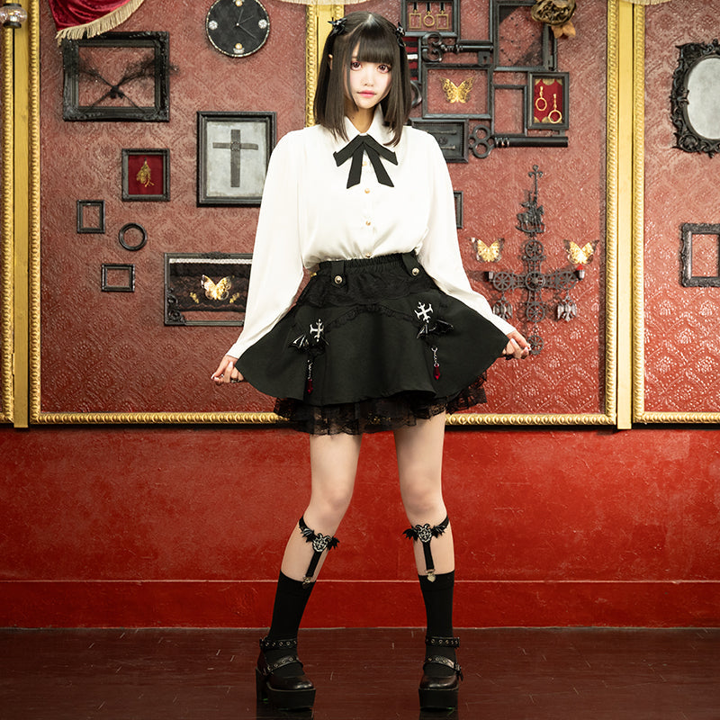 ACDC RAG "Vampire School" black skirt