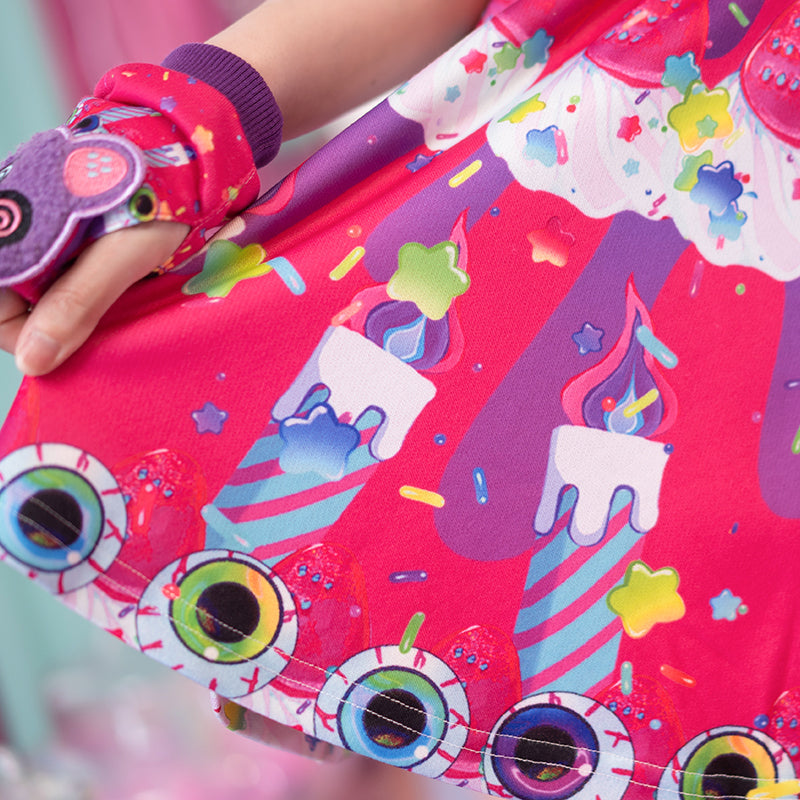 ACDC RAG Mad B-Day pink skirt