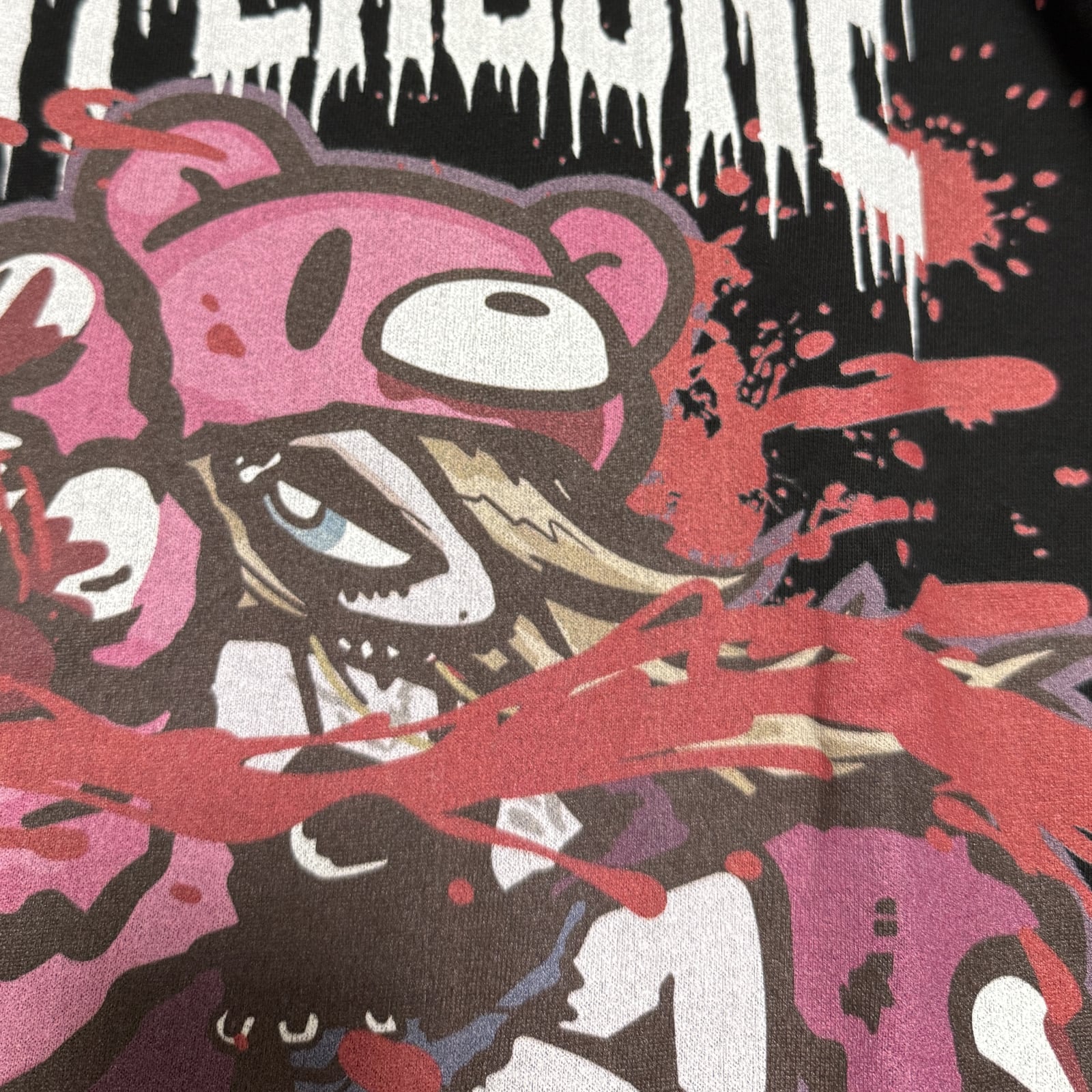 Hypercore x Gloomy Bear collab sweatshirt