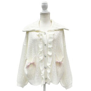 Dear My Love "Sailor Collar Frill" cardigan