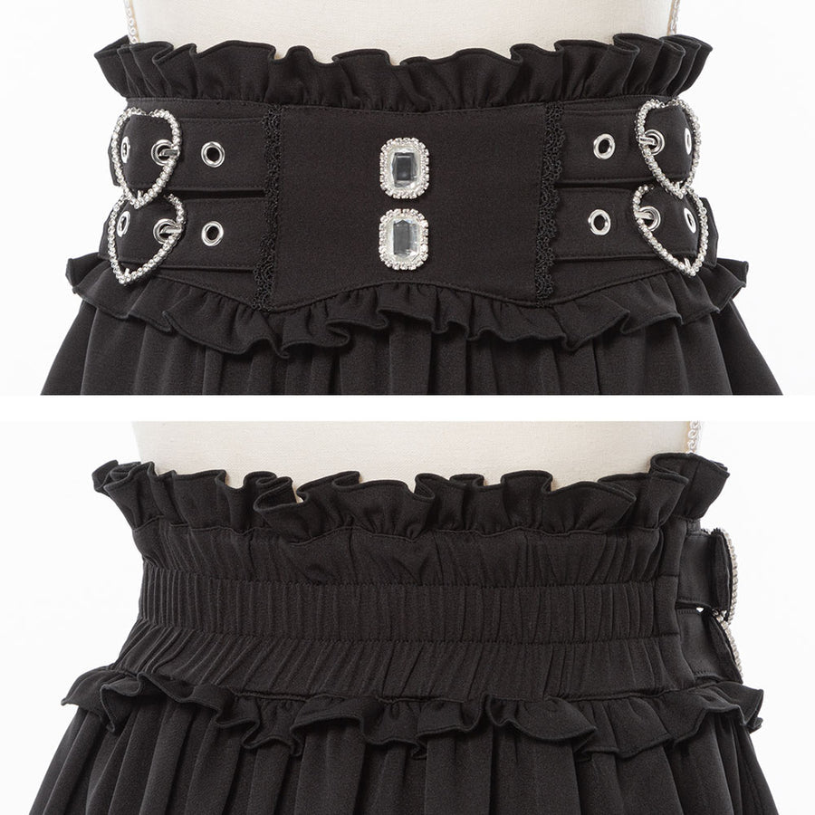 Dear My Love jirai kei tiered heart skirt