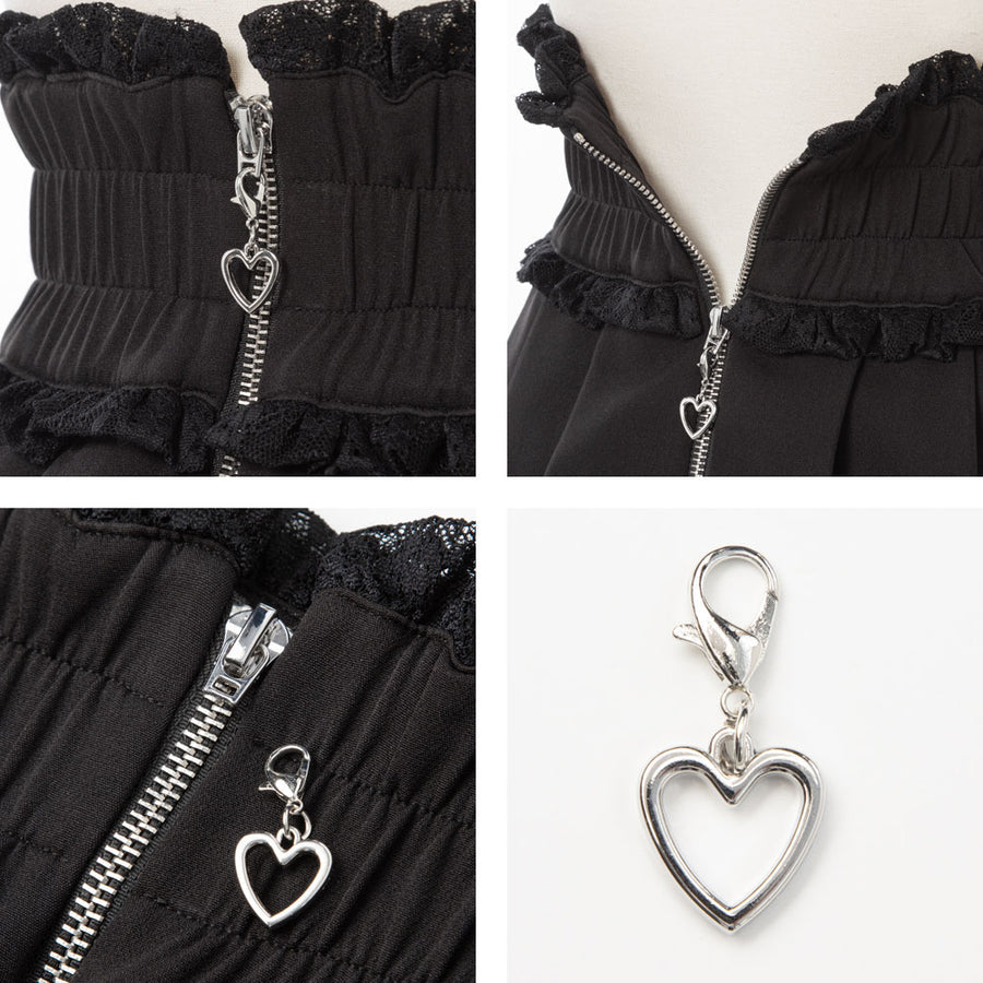 Dear My Love jirai kei heart stud skirt