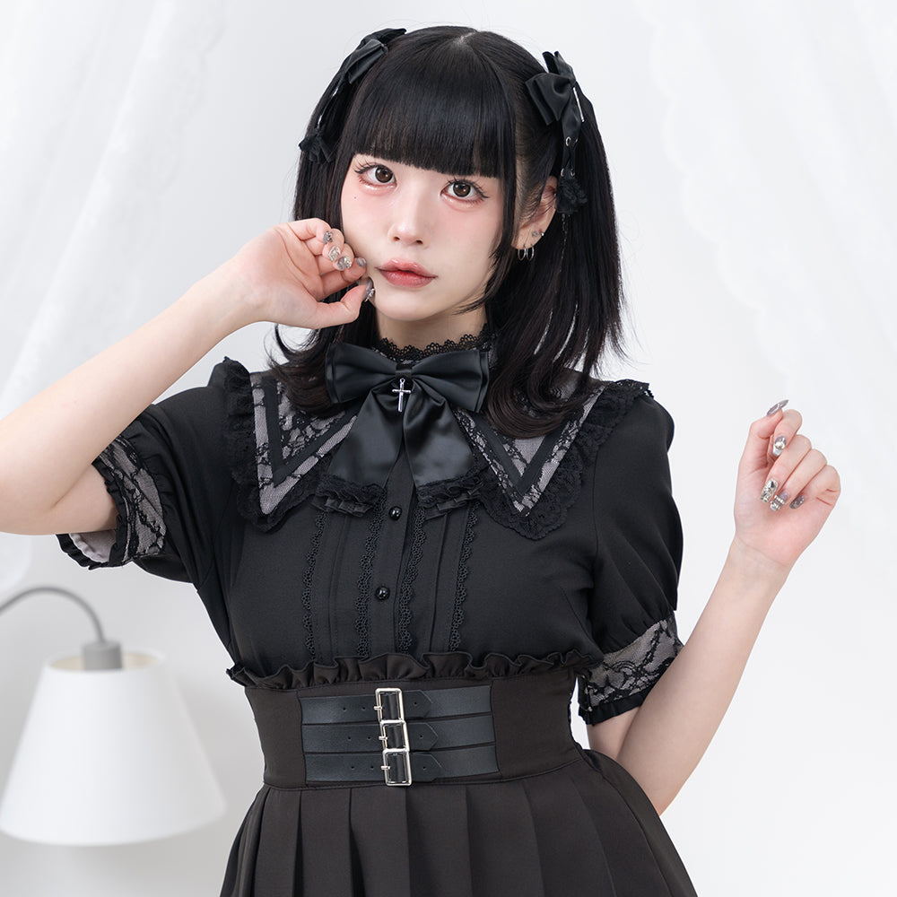 Dear My Love sailor collar blouse