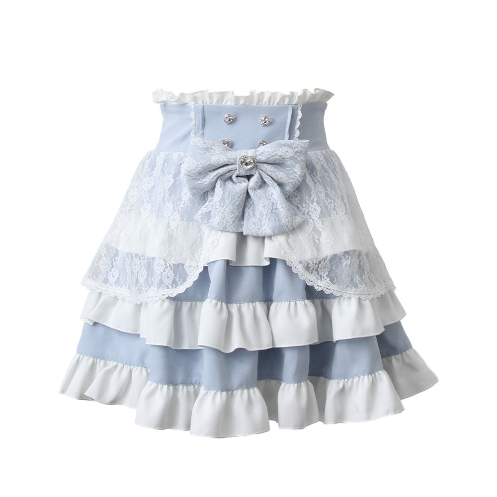 Dear My Love frilly lace ribbon skirt