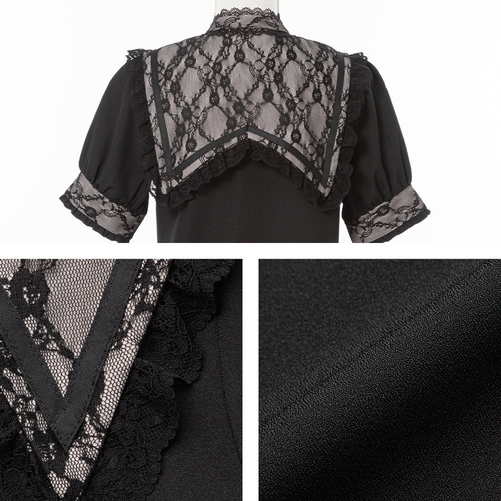 Dear My Love sailor collar blouse