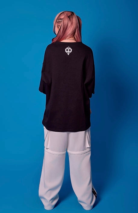 Psycho Nation x Rene "Gothic" black t-shirt