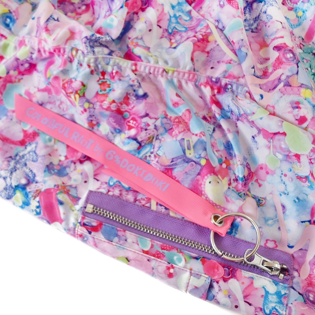 6% Dokidoki "Primal Pop" pastel batwing jacket ~ LAST ONE!