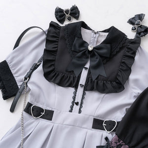 Dear My Love "Lace Layered Heart Buckle" dress