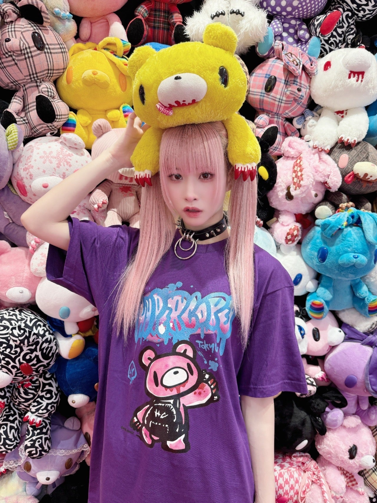 Hypercore x Gloomy Bear collab t-shirt